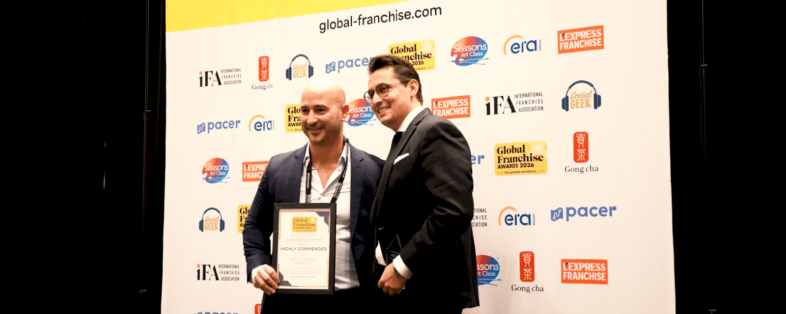 Avenir Rénovations récompensé aux Global Franchise Awards 2026 à Las Vegas
